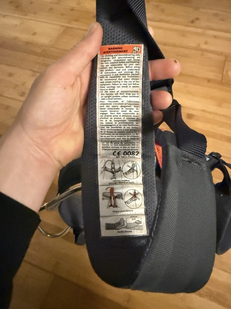 Black Diamond Climbing Harness Size Small