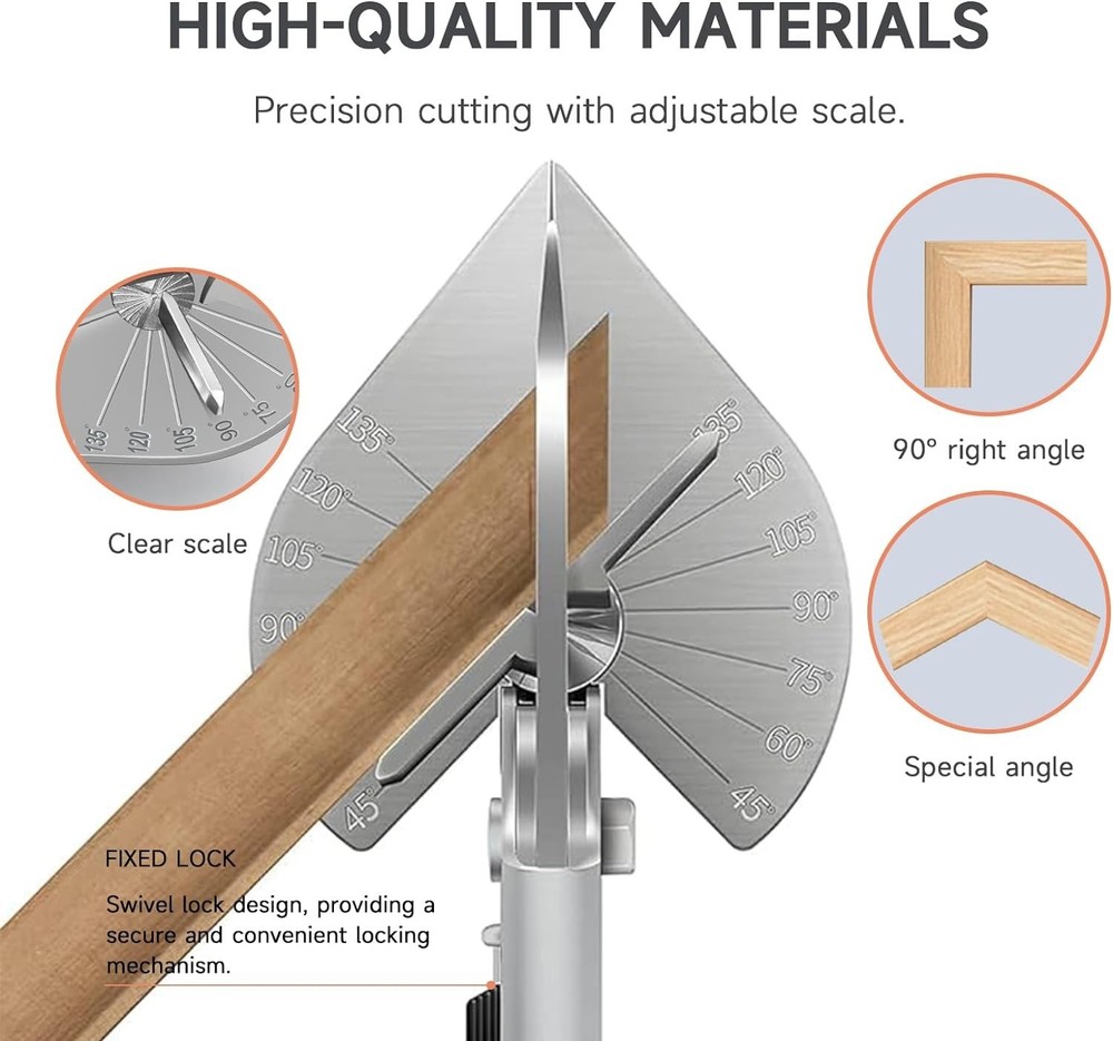 Sharp Multi Angle Miter Shear Cutter, Adjustable at 45 To 135 Degree With Saf...