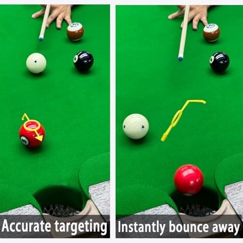 2-Pack Billiards Aiming Trainer | Pool Cue Accessories for Improved Accuracy