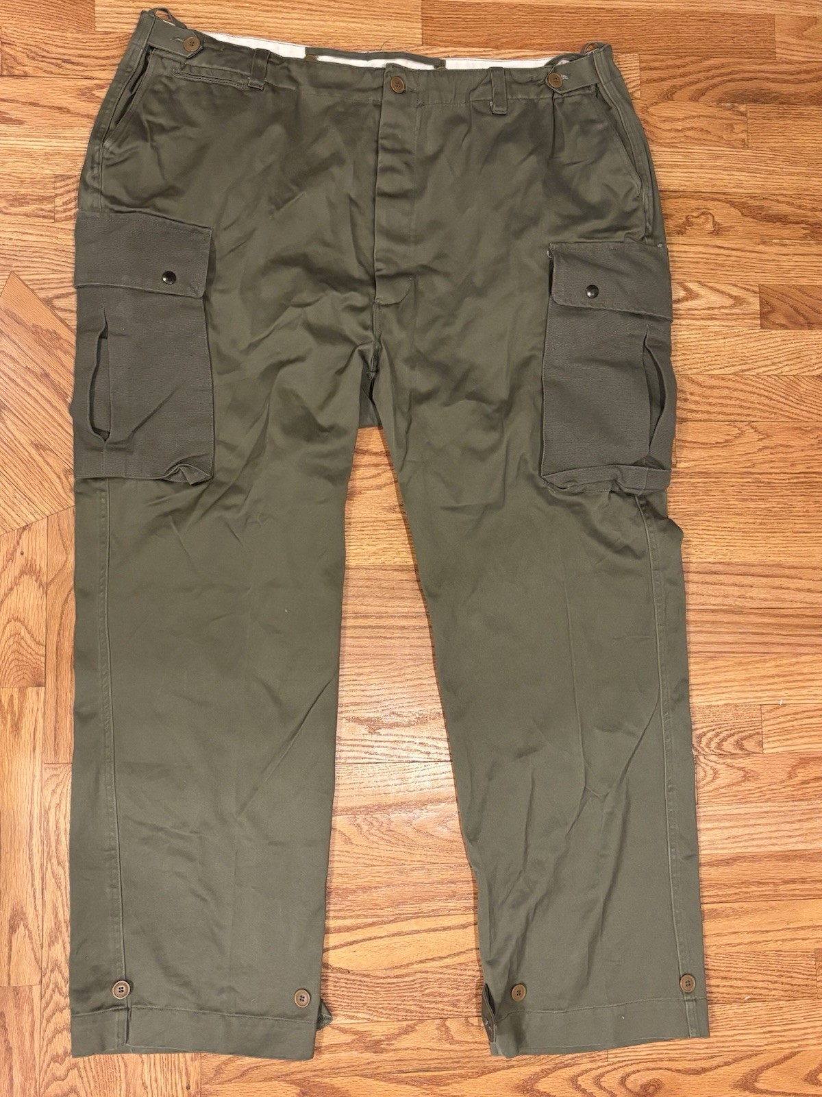ATF At The Front 1943 Field Trousers Military Reproduction Cargo Pants Size 46 R