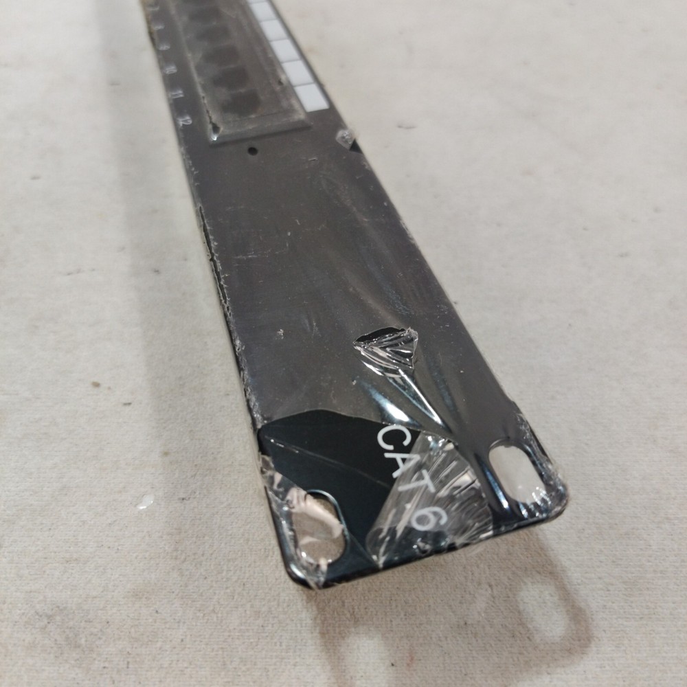 New - Cable Matters 12 Port Patch Panel and Brush Plate