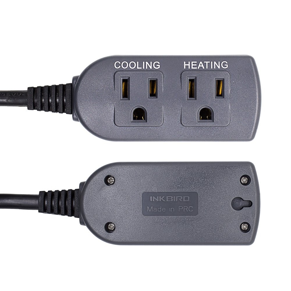 Inkbird ITC-308 Digital Temperature Controller 2-Stage Outlet Thermostat Heating