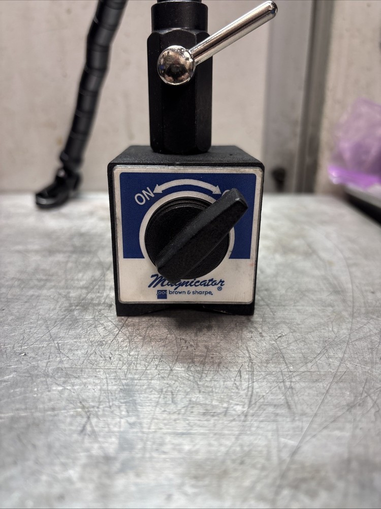 Brown and Sharpe7031”COMBO”Bestest Dial Test Indicator&Flex Post Magnicator Base