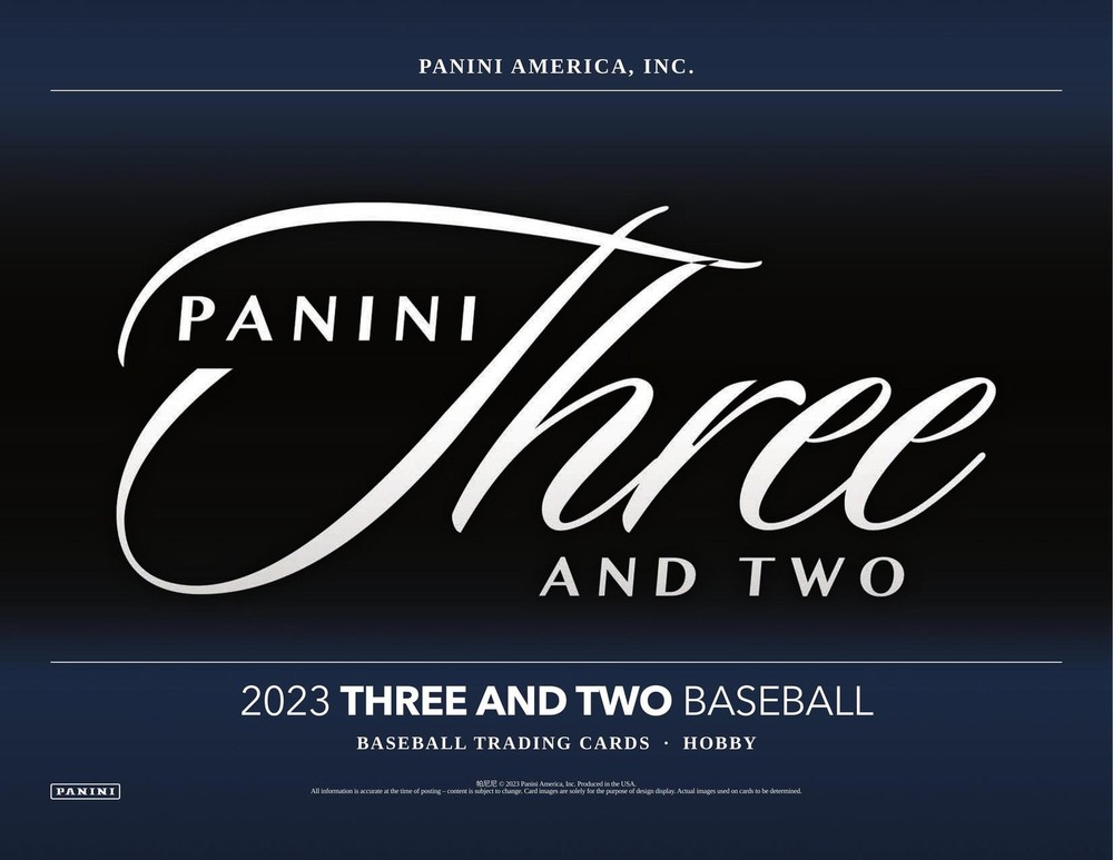 2023 PANINI THREE AND TWO BASEBALL HOBBY BOX