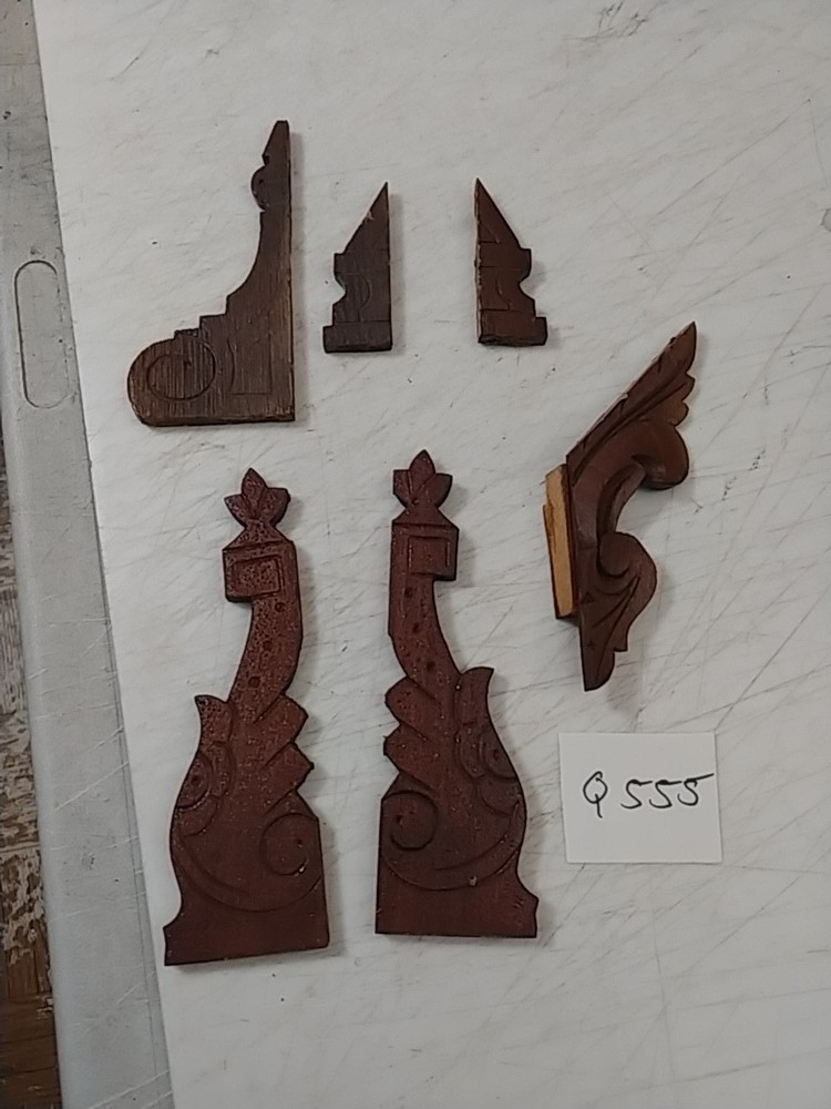 ASSORTED CLOCK FANCY WOODEN TRIM