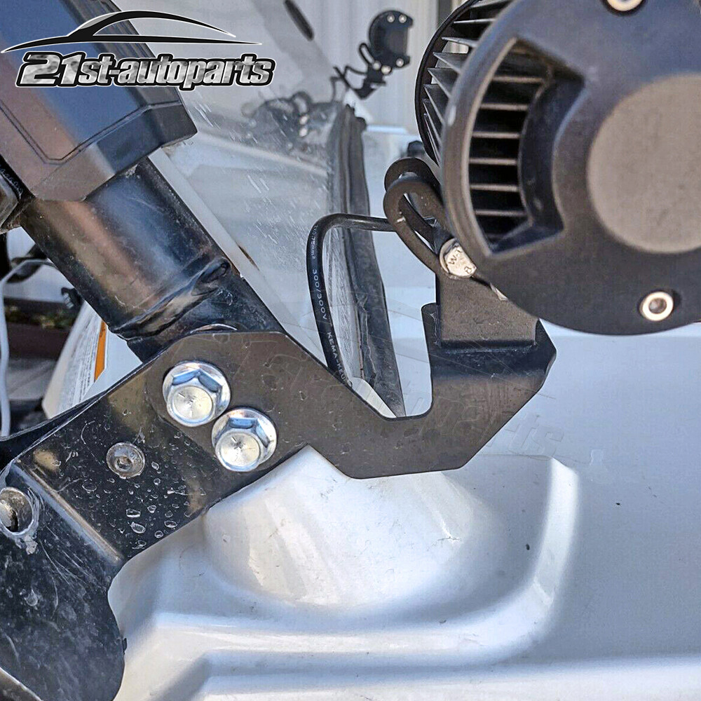 Lower Side Pillar LED Light Pods Mount Brackets Fits Polaris RZR 900 800 XP 1000