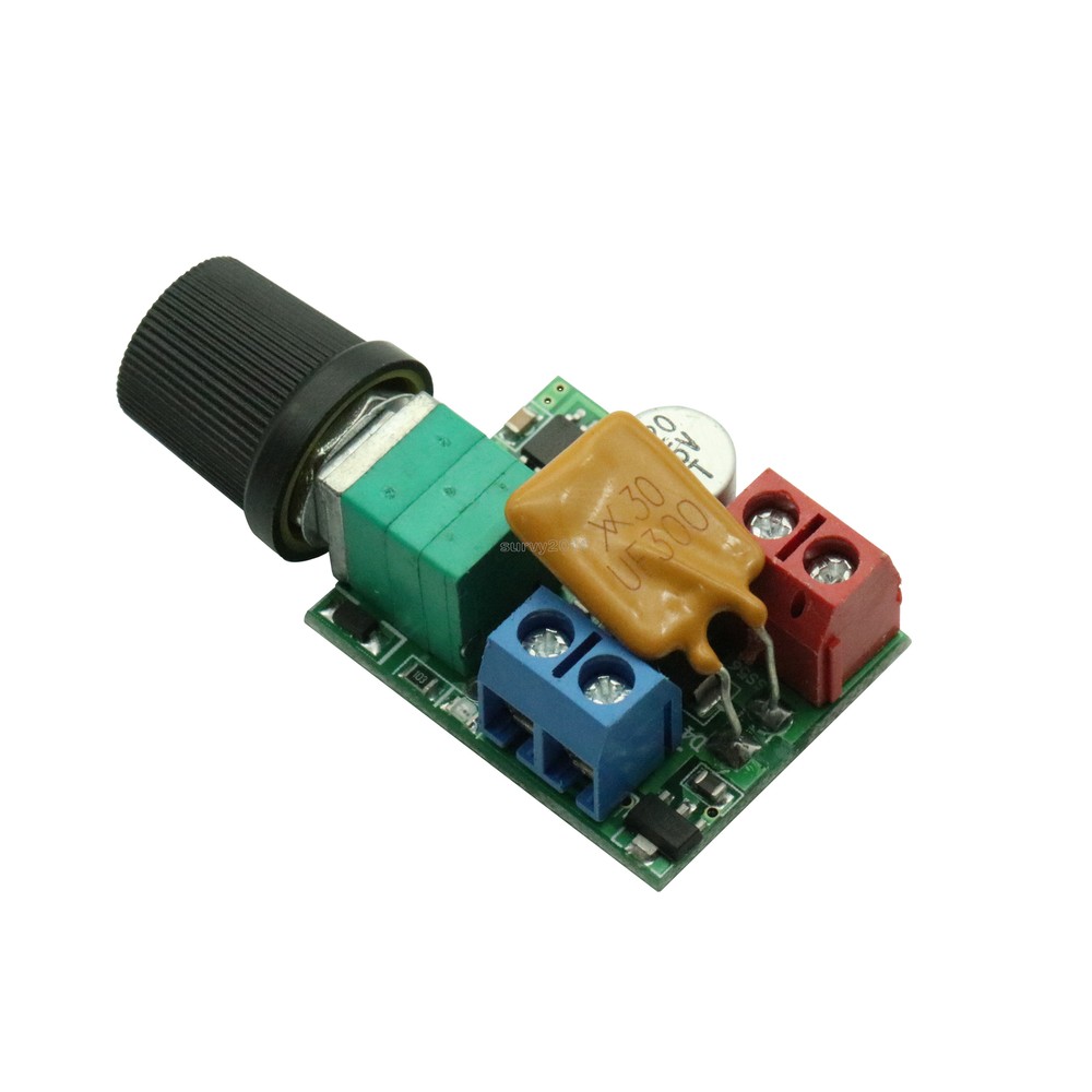 Mini DC 5A Motor PWM Speed Controller 3V-35V Speed Control Switch LED Dimmer