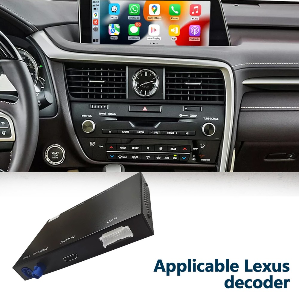 Wireless Carplay Android Auto Module For Lexus RX 2016-2019 Mirror Link AirPlay