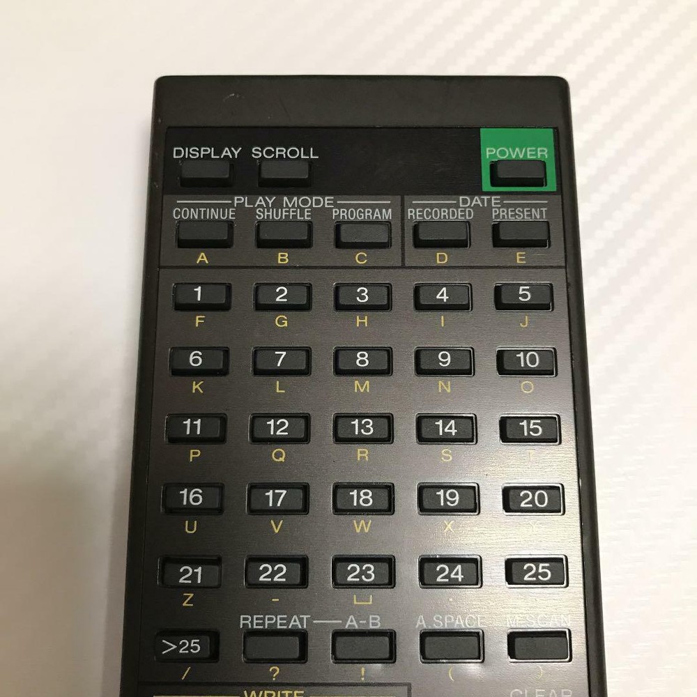 Remote control for SONY MDS-101.501