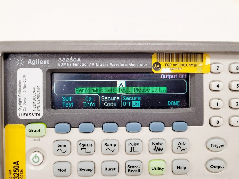 Agilent 33250A Function/Arbitrary Waveform Generator