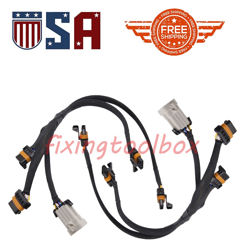 2pc LS1 LS6 LS Ignition Coil Relocation Harness for Relocation Brackets Coils US