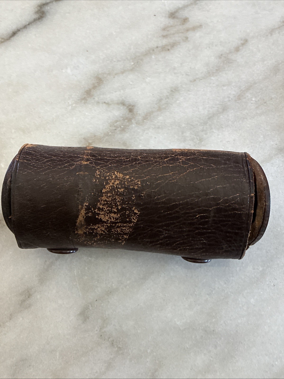 Antique Keuffel & Esser (K&E) Double Right Angle Prism W/ Leather Case USED Cond