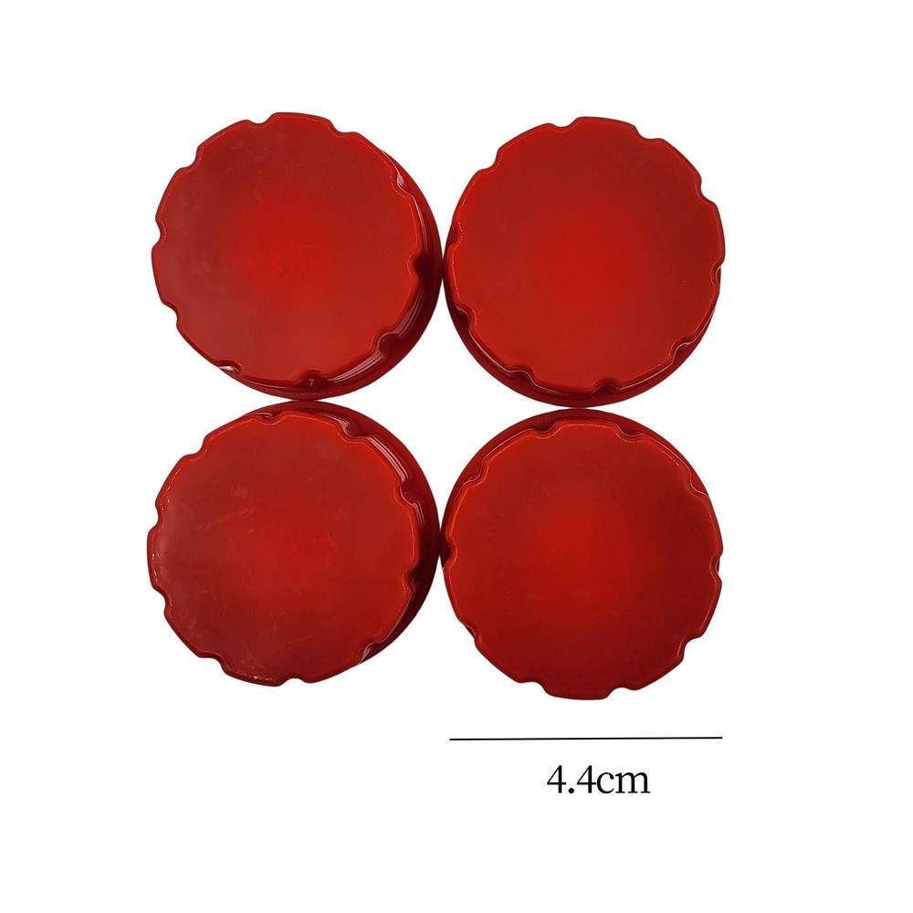 4 Pieces Replacement Gas Can Solid Base Caps Accs Durable Practical with Gaskets