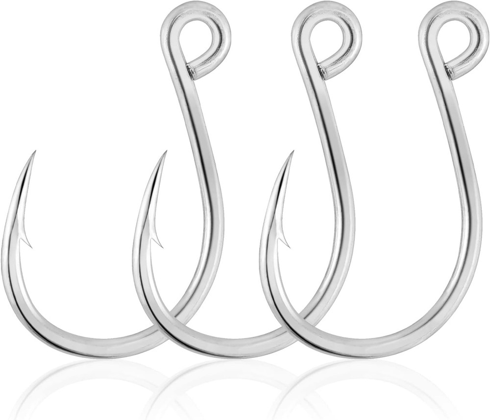 Single Replacement Hooks for Hard Lures Inline Fishing Hooks High