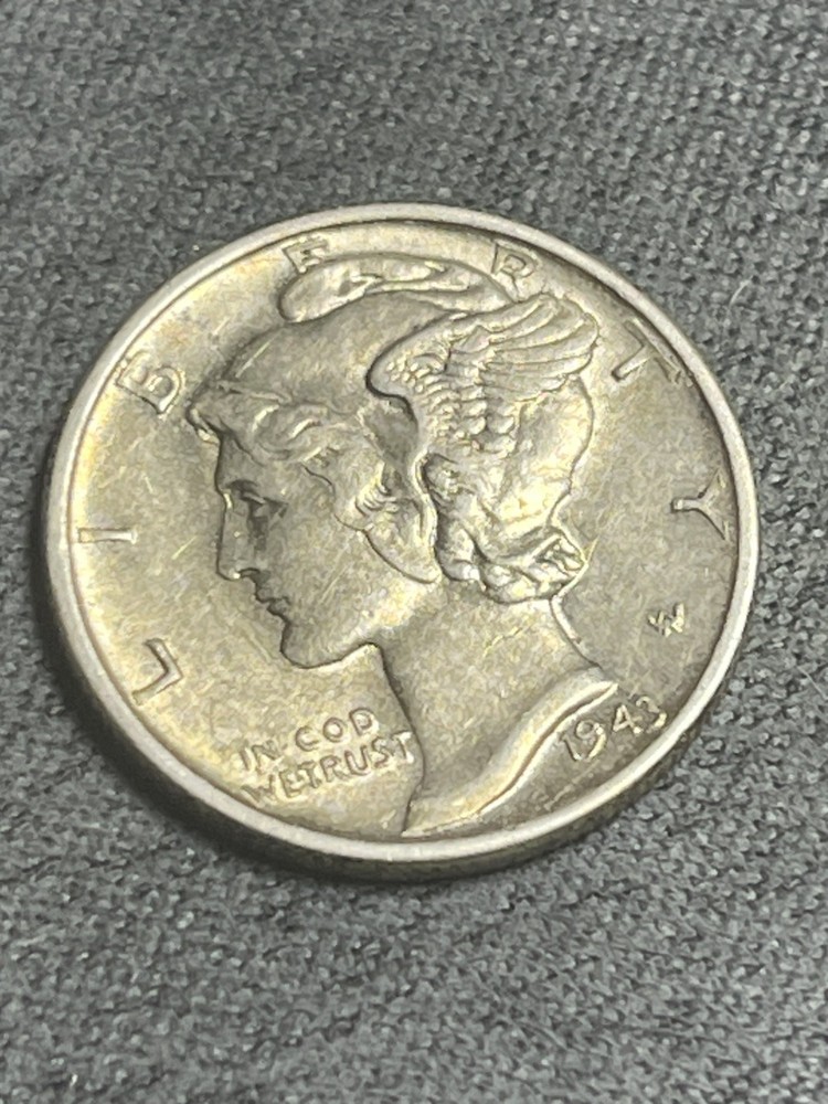 UNCIRCULATED 1943 MERCURY SILVER DIME (#276)