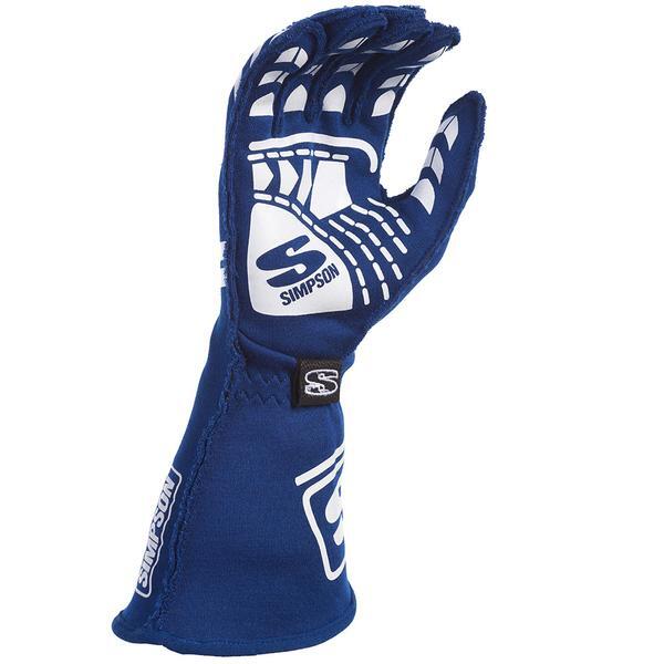 Simpson Racing Endurance Racing Gloves Medium - Blue EGMB
