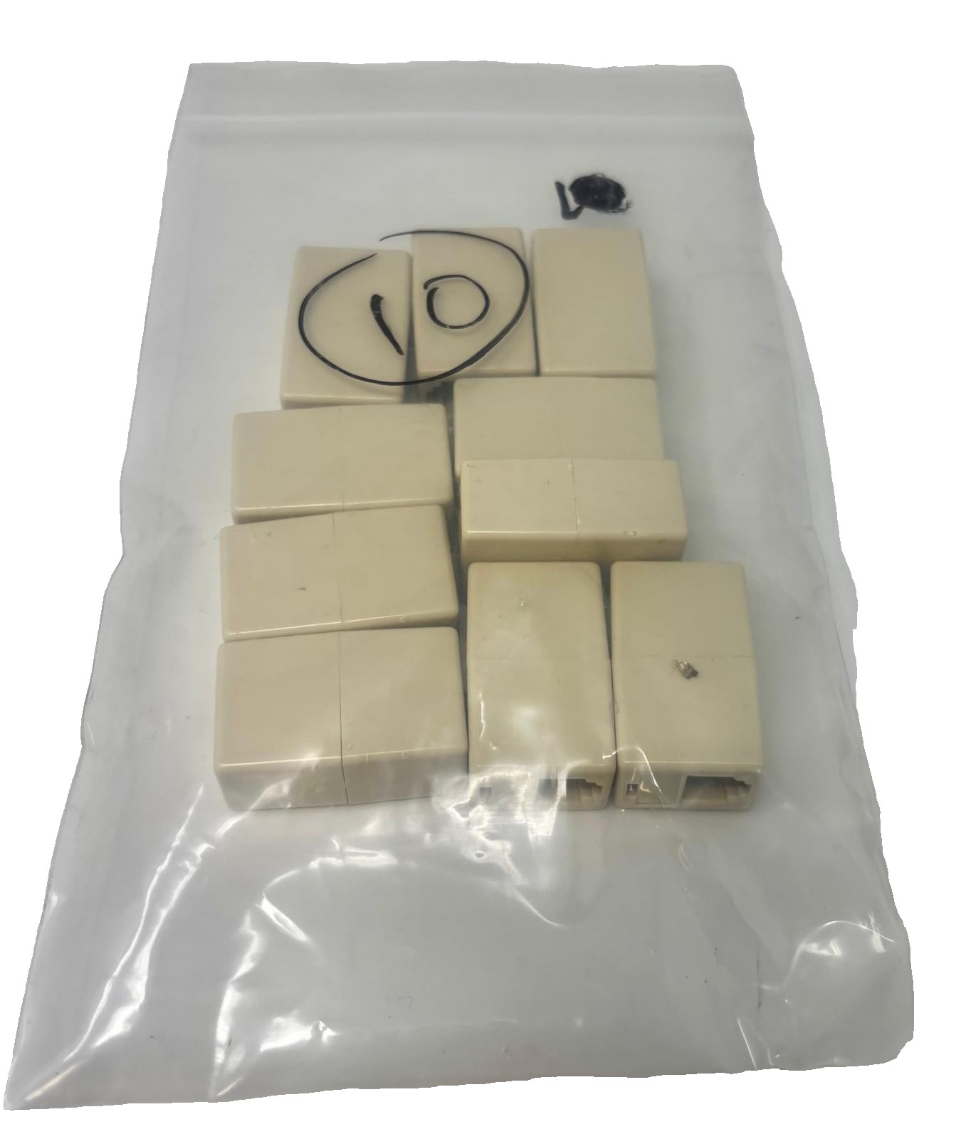 RJ-11 Coupler Female to Female (Telephone Line Connector)