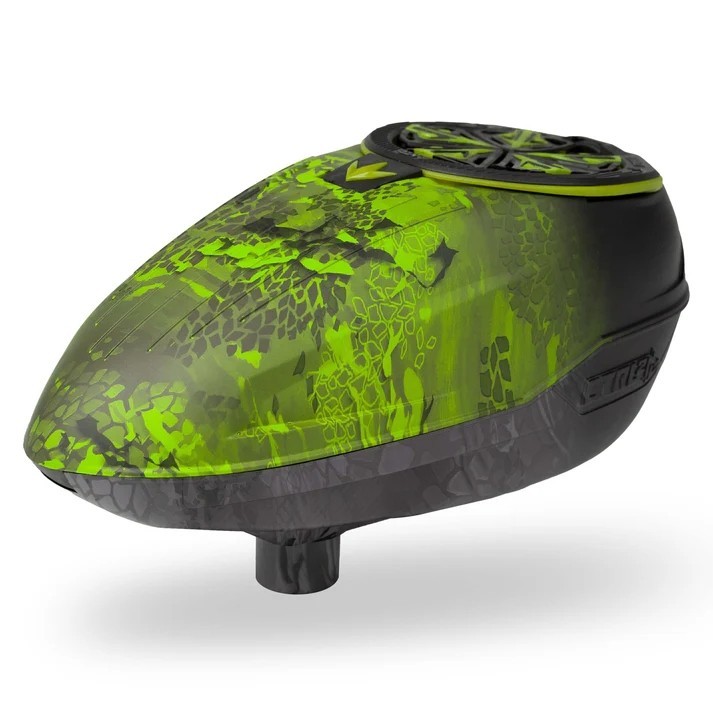 Bunkerkings CTRL 2 Electronic Paintball Loader - Acid Black Highlander