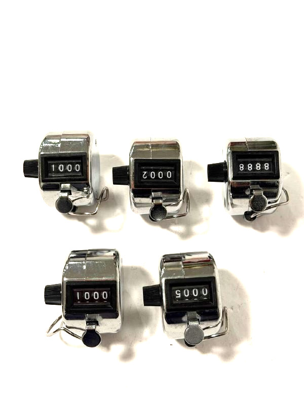 5 PCS 4 Digit Number Hand Counter
