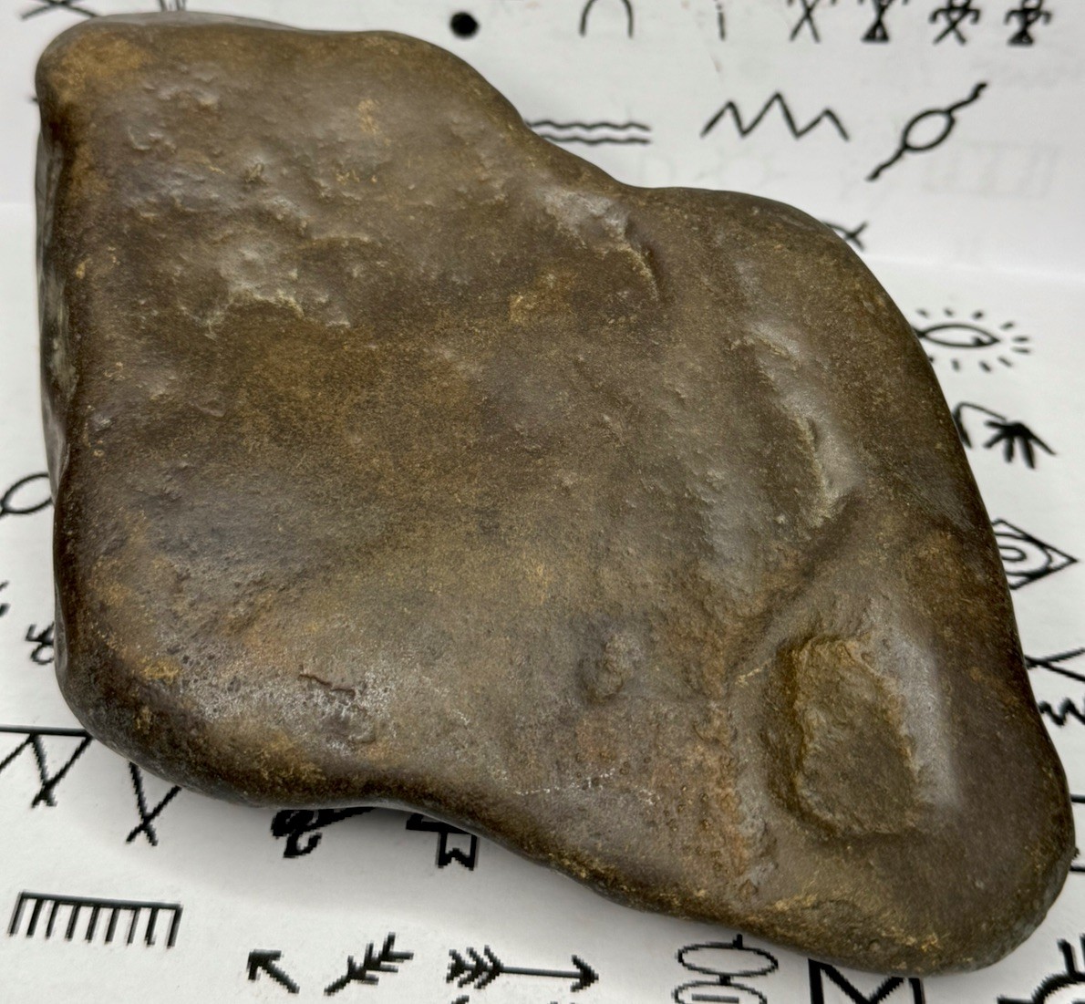 Native American Indian Authentic Artifact Stone Carved Effigy, 3 lb 14 oz • VA