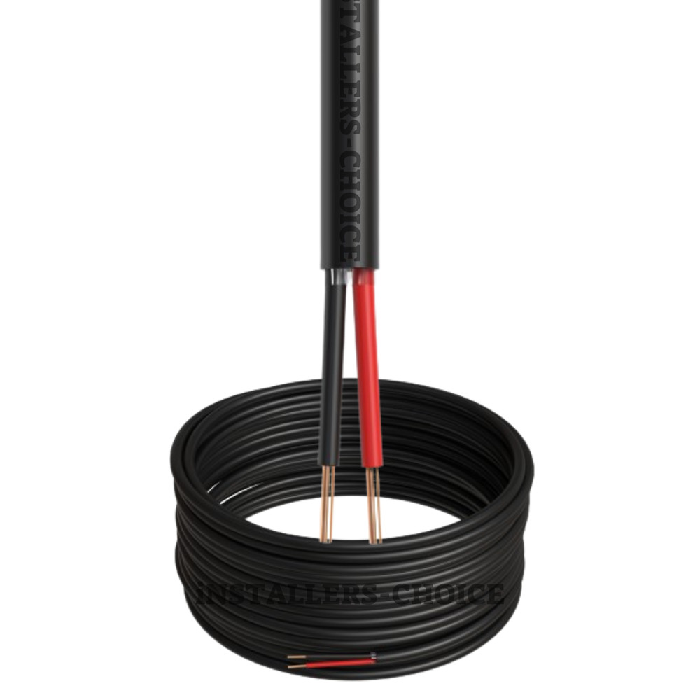 Alarm Cable 500ft 22/2 Solid UTP CCA CL2 Outdoor Security System CCTV