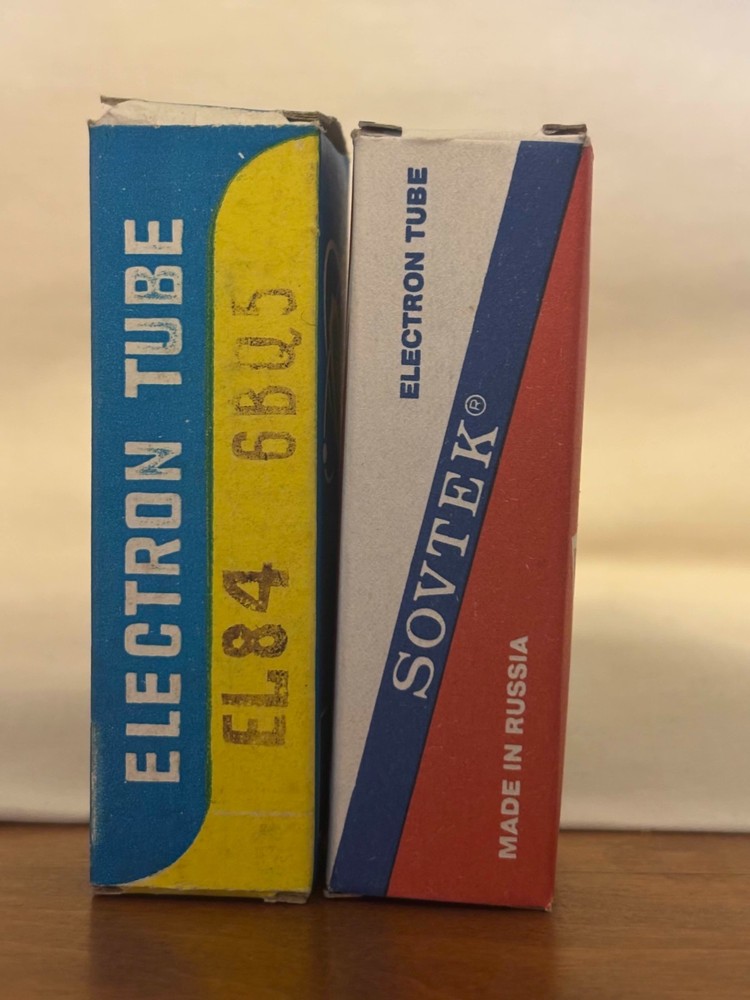 Sovtek NOS EL84 6BQ5 Vintage Vacuum Tube w/ Original Box - Singular
