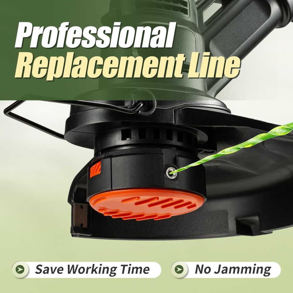 Weed Eater String 095 Trimmer Line 835 Feet Universal Replacement Twist Wacker S