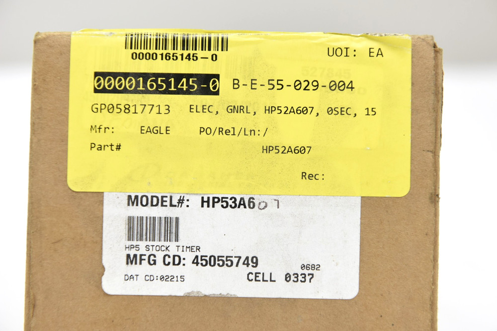 Danaher HP53A607 Cycle Flex Reset Timer