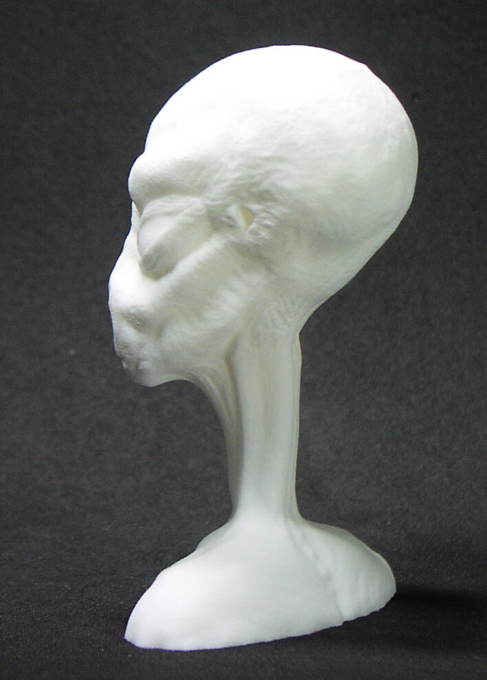 3D printed Alien Head Bust