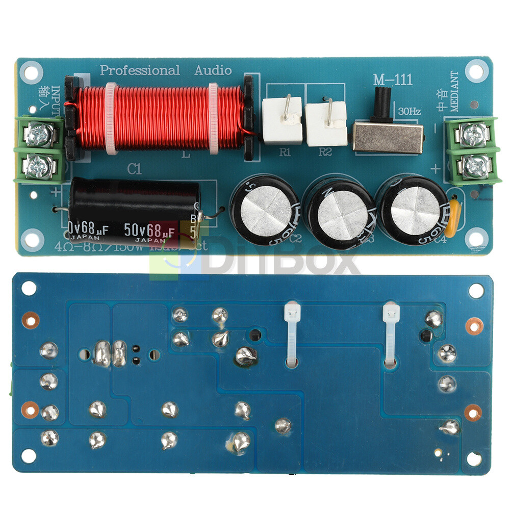 150W Midrange Speaker Frequency Divider Audio Crossover For HiFi Audio Amplifier