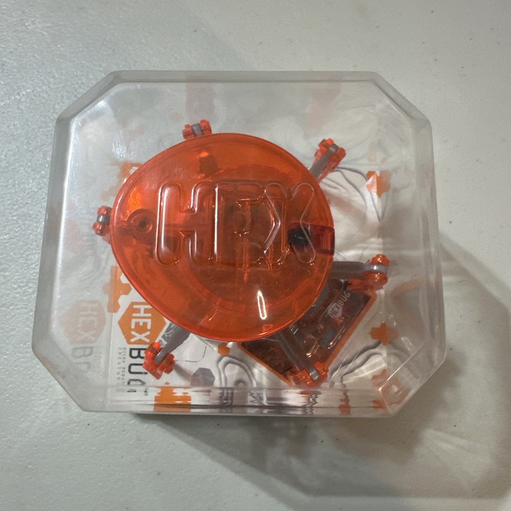 HEX BUG ORANGE SPIDER ROBOTIC CREATURE REMOTE CONTROL