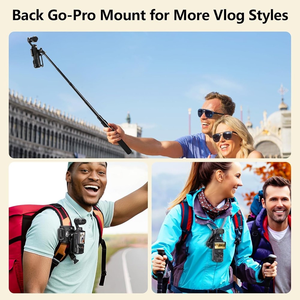 Adjustable Magnetic Mount Stand for DJI Osmo Pocket 3 - Secure & Versatile