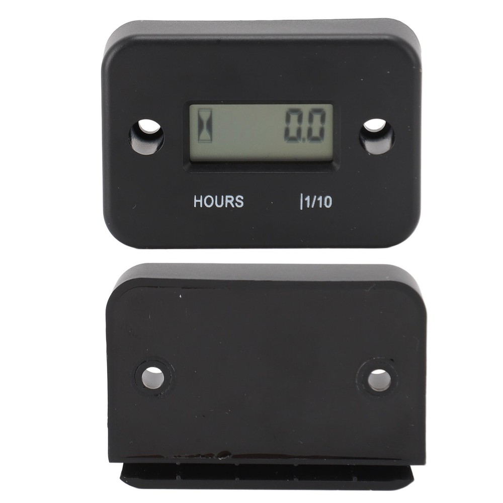 Digital Hour Meter High Accuracy LCD Display Mini Waterproof Engine