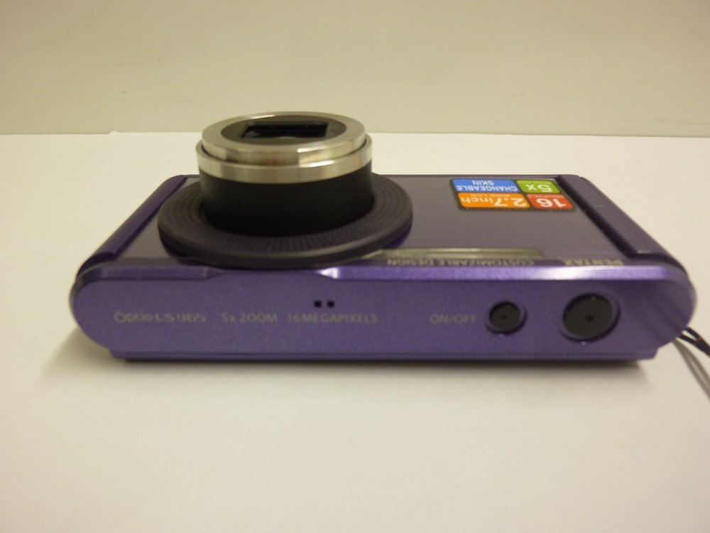 Pentax Optio LS465 Digital Camera, 16 MP, 5X optical zoom, fully working.