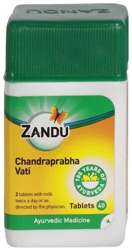 Zandu Chandraprabha Vati 40 Tablets Each – Bladder & Prostate Support