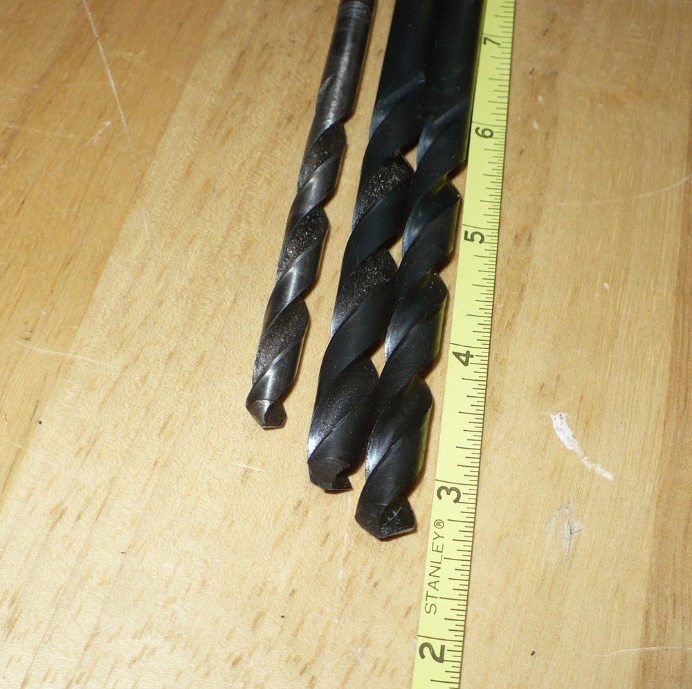 Vintage Sears Craftsman Automatic Drill Index Toolbox & 3 Drill Bits