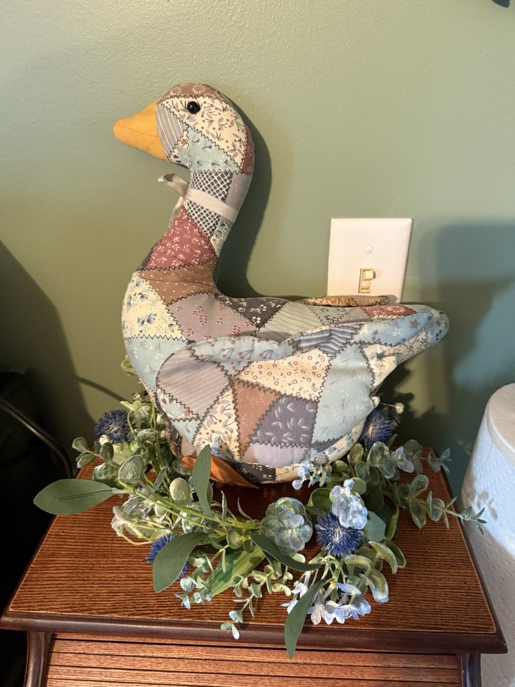 Handmade Quilted Goose Plush