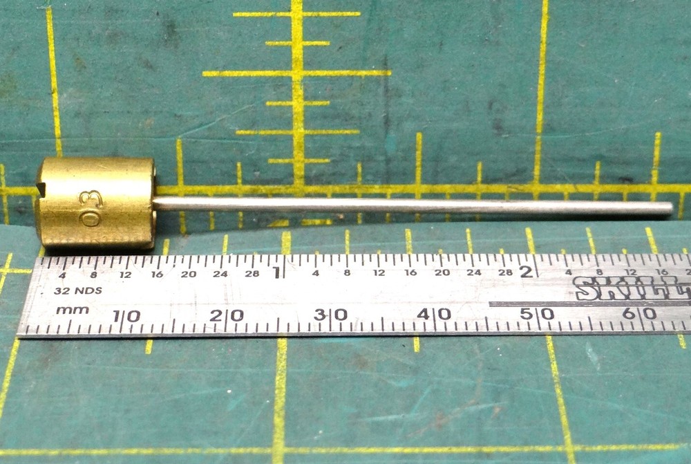 Ray Pressure Snubber Piston Model Number 3, Brass