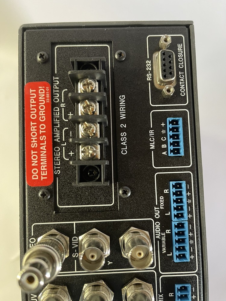 Extron MLS 506SA RGB Component 6 Input Switcher