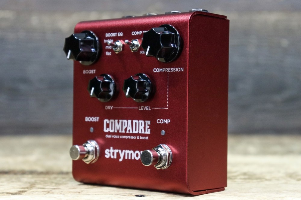 Strymon Compadre Dual Voice Compressor & Boost Analog VCA Circuits Effect Pedal