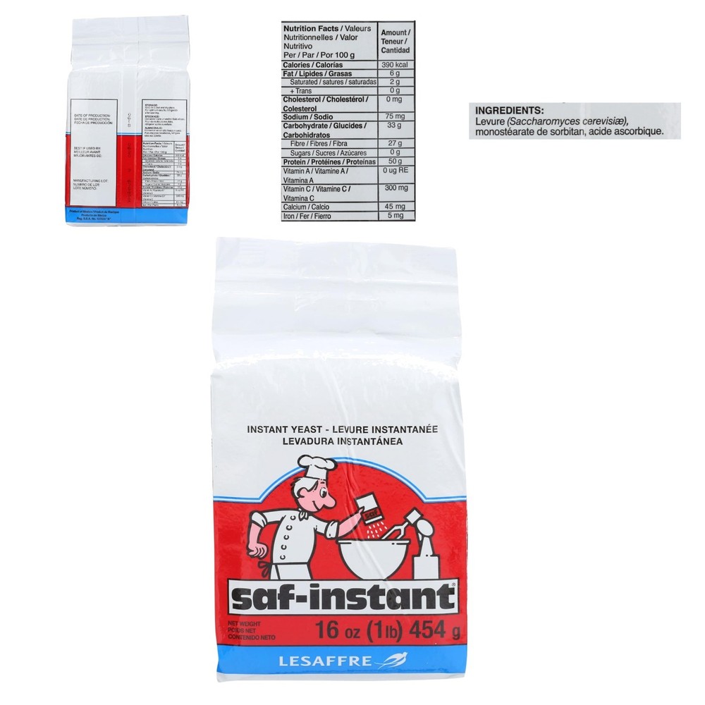 16-Ounce  Instant Yeast – Fast-Acting, Reliable Baking Essential