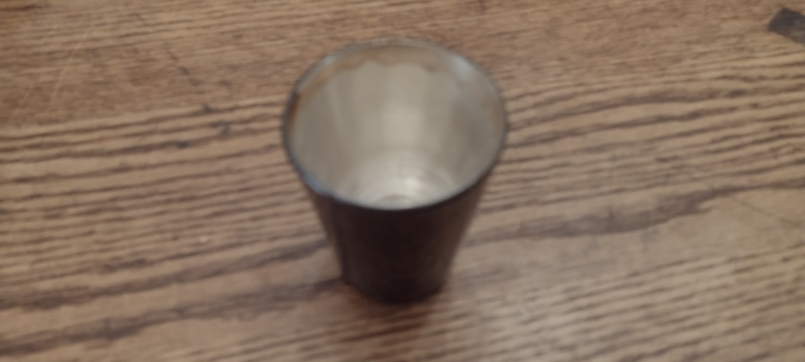 Vintage Sterling Silver Wrapped Glass Shot Glass