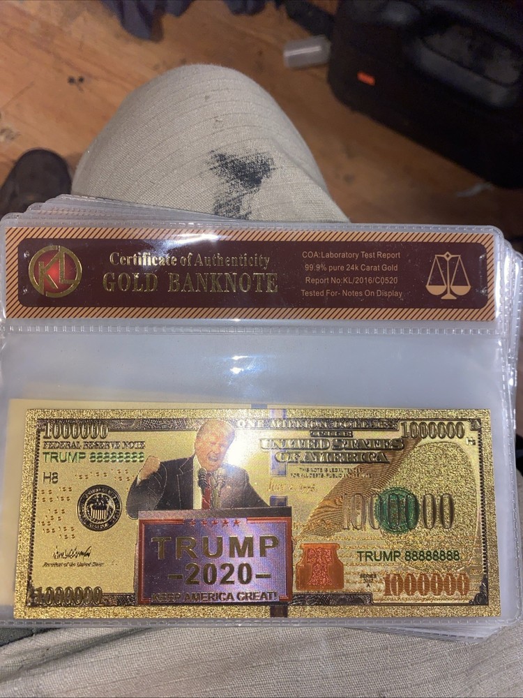 President Trump Gold Notes