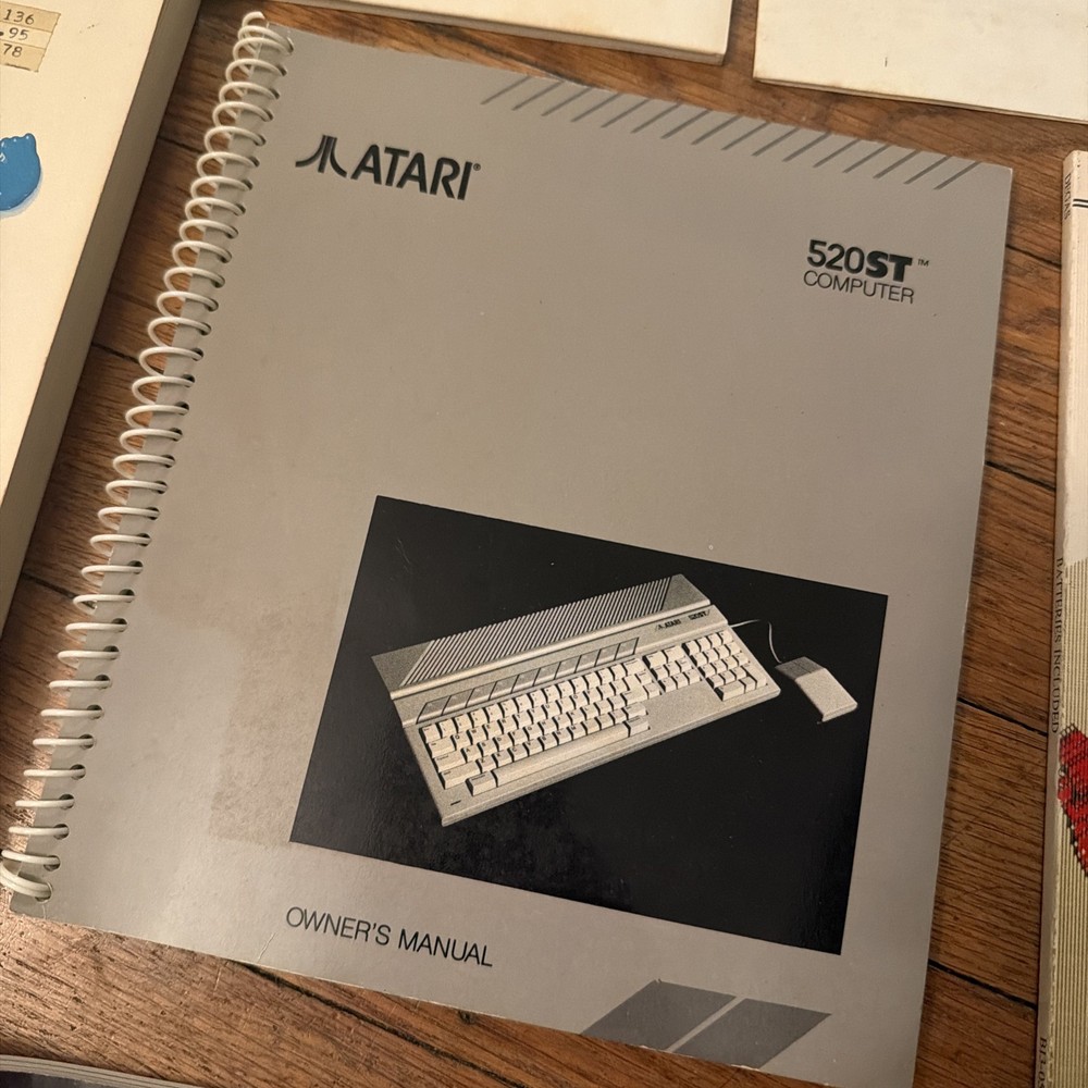 Atari ST Computer Owner's Manual Magazines Sourcebook Inserts & More - Huge Lot