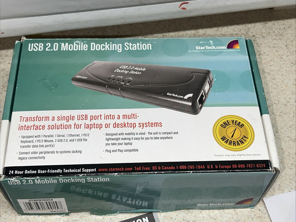 STAR TECHUSB 2.0 MOBILE DOCKING STATION MULTI-iNTERFACE SOLUTION FOR LAPTOP / PC