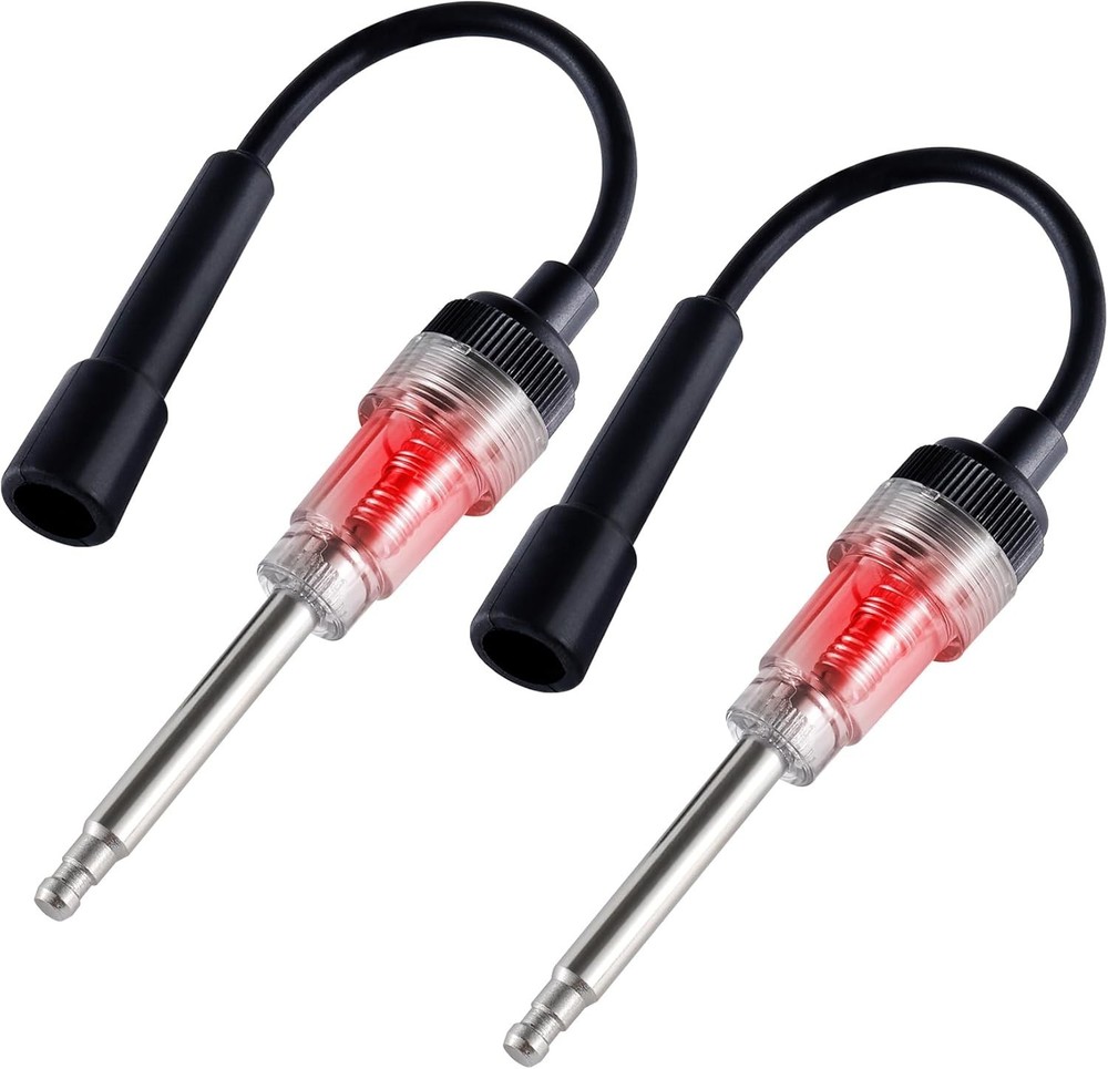 2PCS Spark Plug Tester - Ultimate Engine Ignition Diagnostic Tool for All Eng...