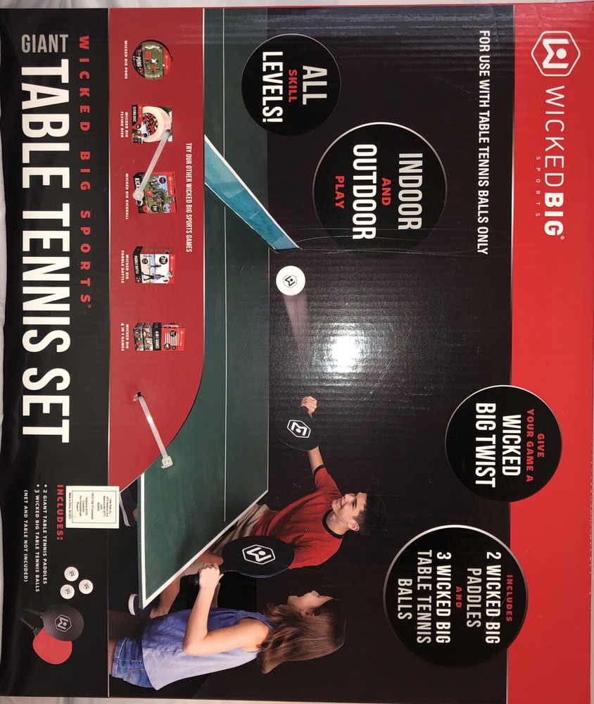 giant table tennis set