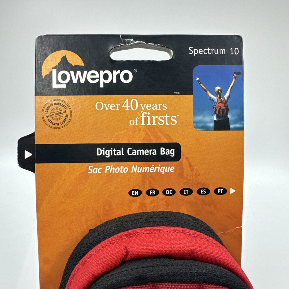 Lowepro Spectrum 10 RED Compact Digital Camera Pouch Small Case Bag NEW