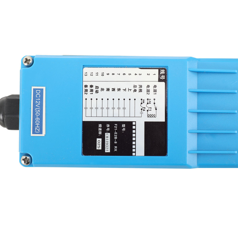 DC12V Industrial Remote Control Wireless for Transmitter+Receiver Hoist Crane US