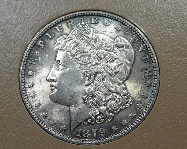 1879 Morgan Dollar - Uncirculated / Unc - Remarkably Appealing Toned & Lustrous